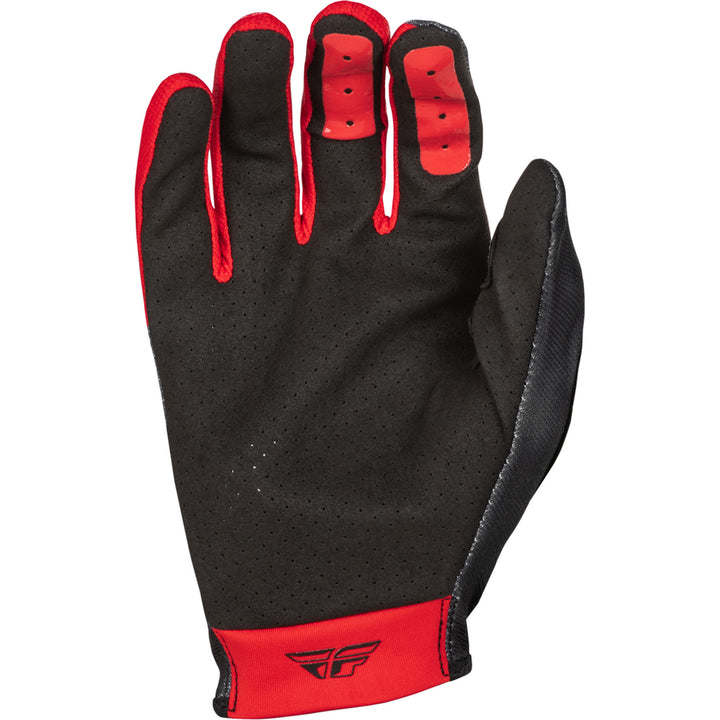 Fly Racing Lite Gloves Black/Red - Palm View