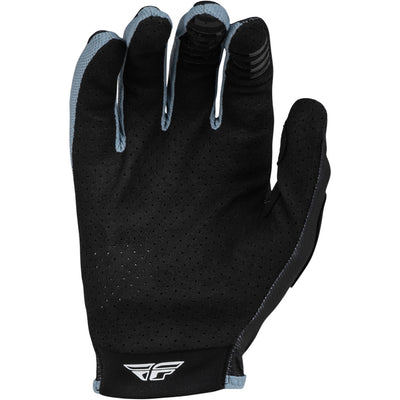 Fly Racing Lite Gloves Black/White/Red - Palm View