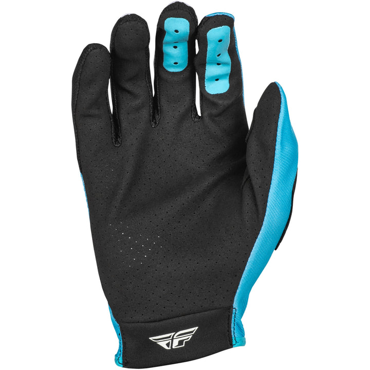 Fly Racing Lite Gloves Blue/White/Black - Palm View