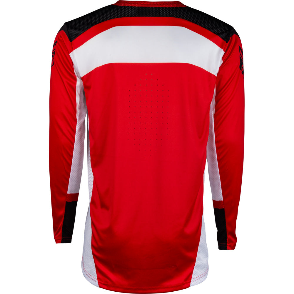 Fly Racing Lite Jersey Red/White/Black - Rear View