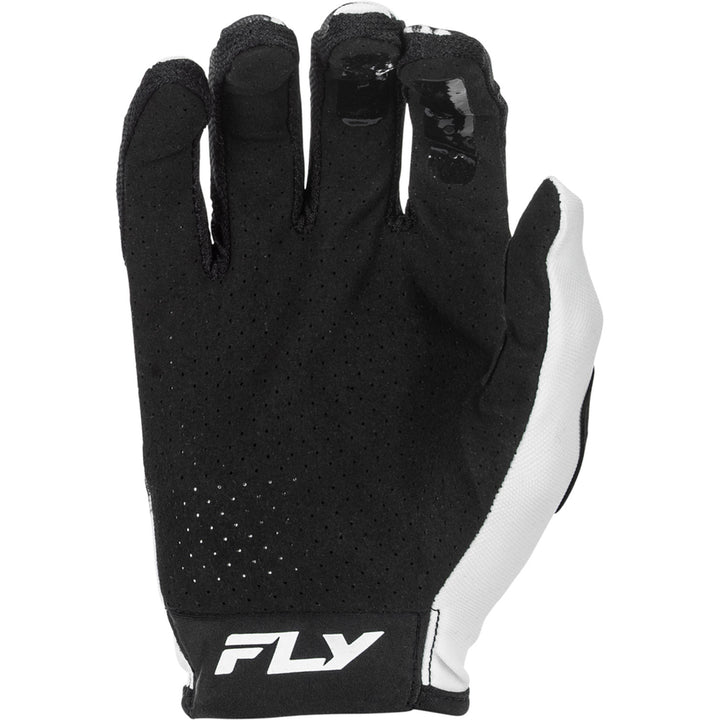 Fly Racing Lite Warp Gloves White/Blue/Pink - Palm View