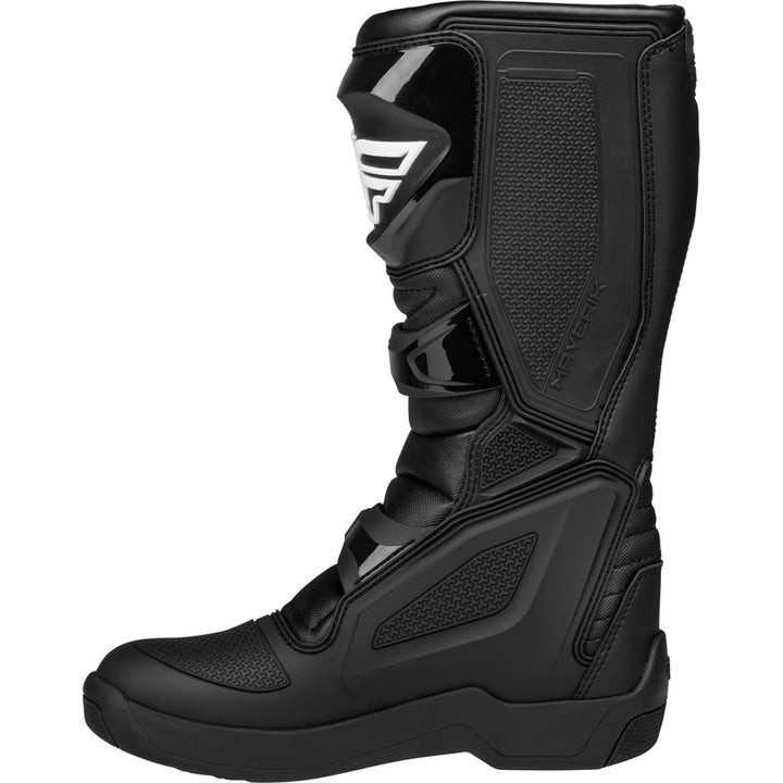 Fly Racing Maverik LT Boots Black - Inner Side View