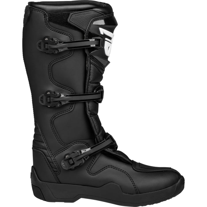 Fly Racing Maverik LT Boots Black - Outer Side View