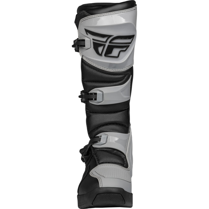 Fly Racing Maverik LT Boots Grey/Black - Front View