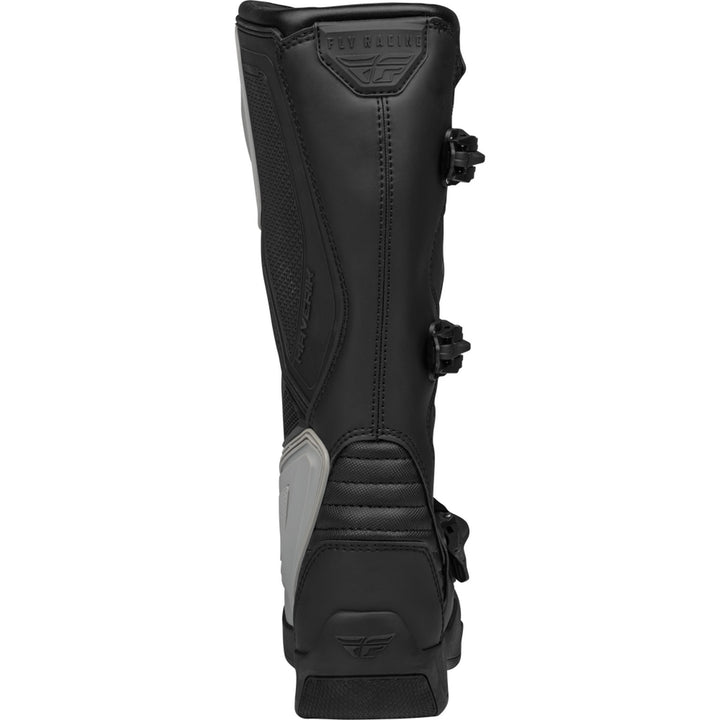 Fly Racing Maverik LT Boots Grey/Black - Rear View