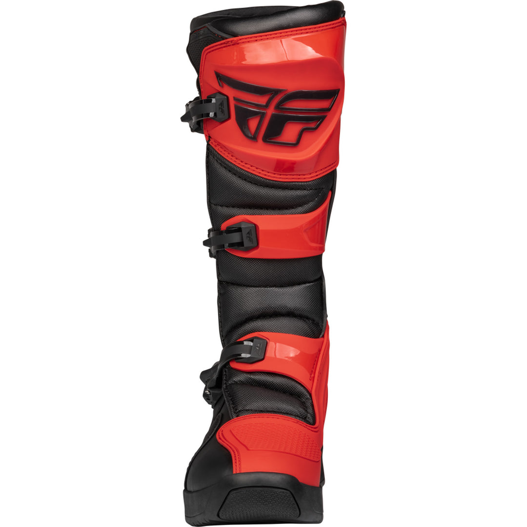 Fly Racing Maverik LT Boots Red/Black - Front View