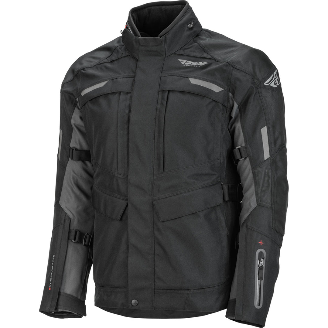 Fly Racing Off Grid Jacket Black - Front View