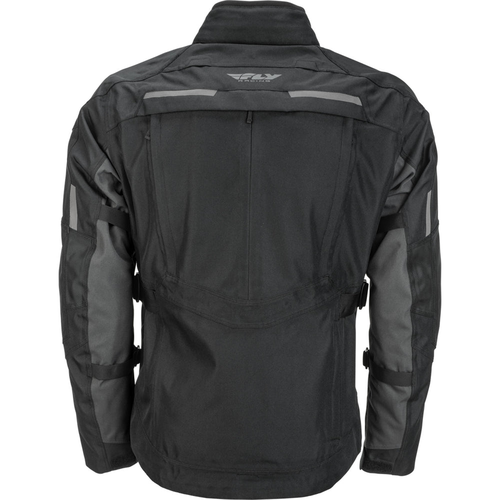 Fly Racing Off Grid Jacket Black - Rear View