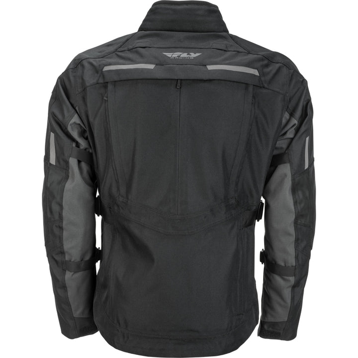 Fly Racing Off Grid Jacket Black - Rear View