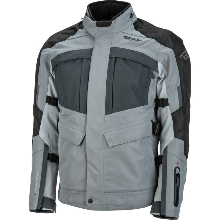 Fly Racing Off Grid Jacket Grey - Front View