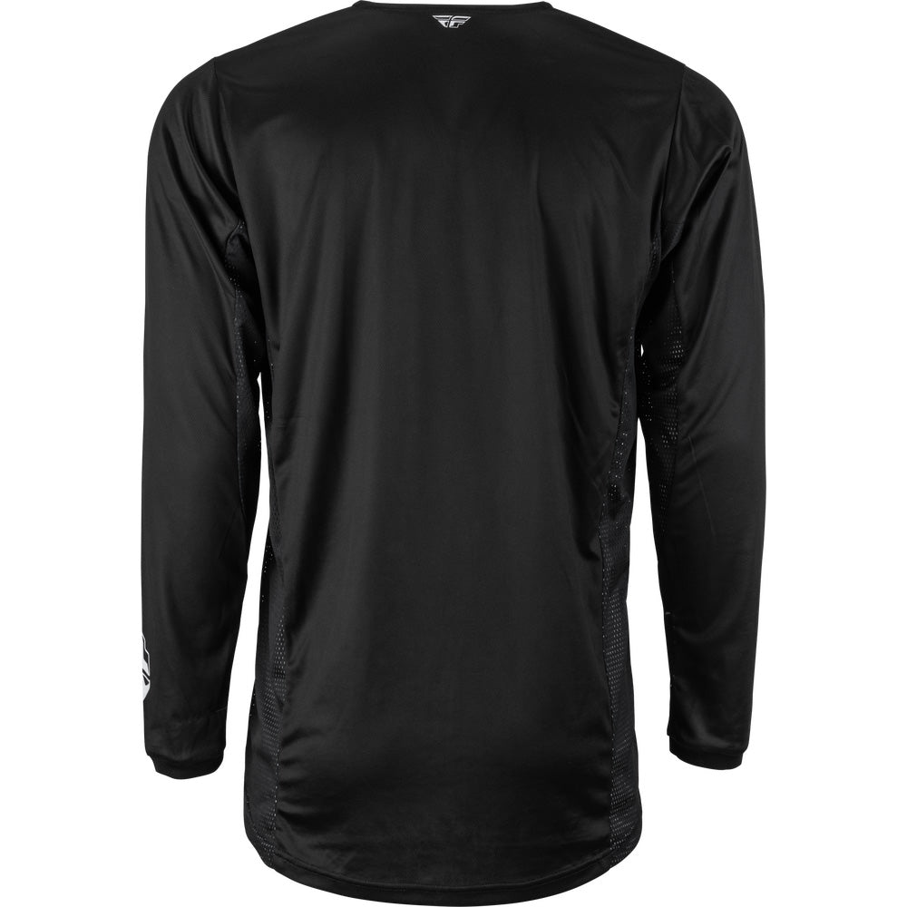 Fly Racing Patrol Jersey Black/White - Rear View