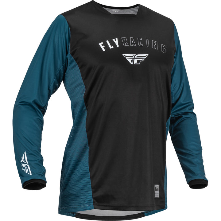 Fly Racing Patrol Jersey Slate Blue/Black - Front View