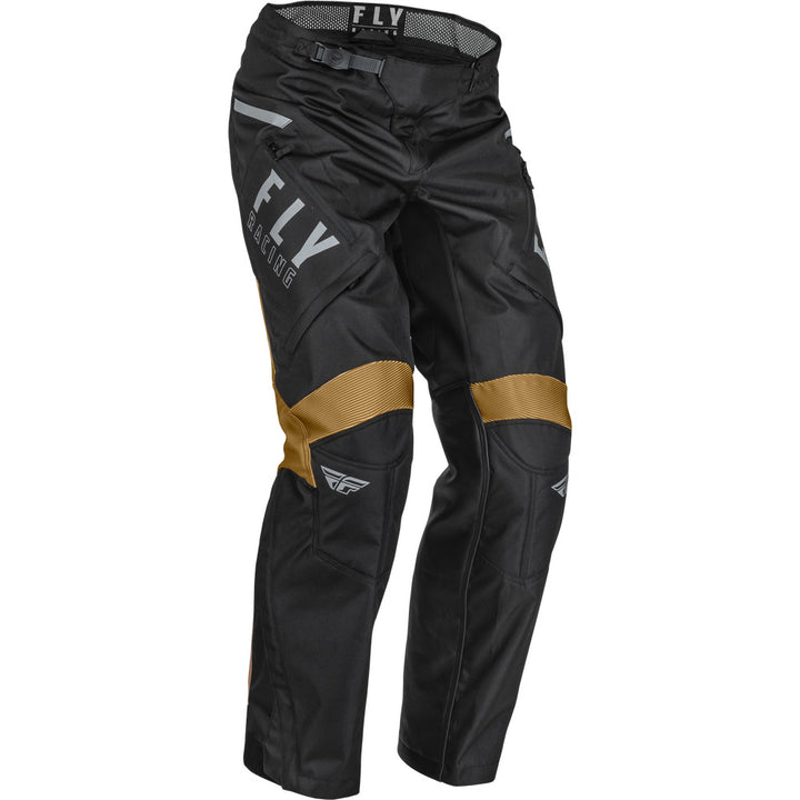 Fly Racing Patrol Over-Boot Pants Caramel/Black - Front Right Side View
