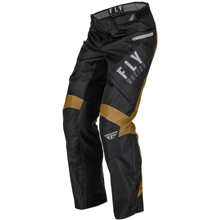 Fly Racing Patrol Over-Boot Pants Caramel/Black - Front Left Side View