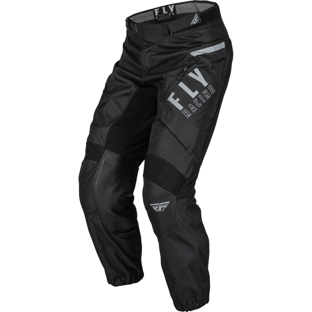 Fly Racing Patrol Pants Black/White - Front Left Side View