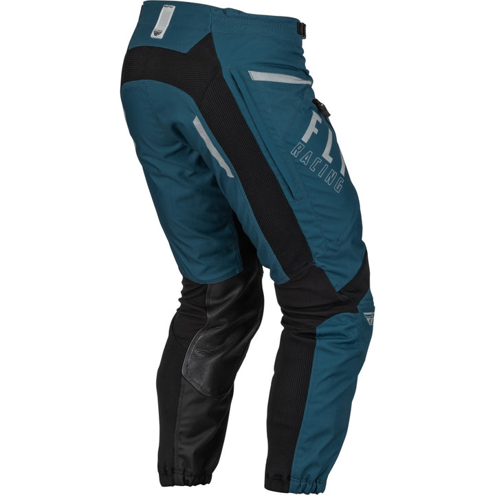 Fly Racing Patrol Pants Slate Blue/Black - Rear Right Side View