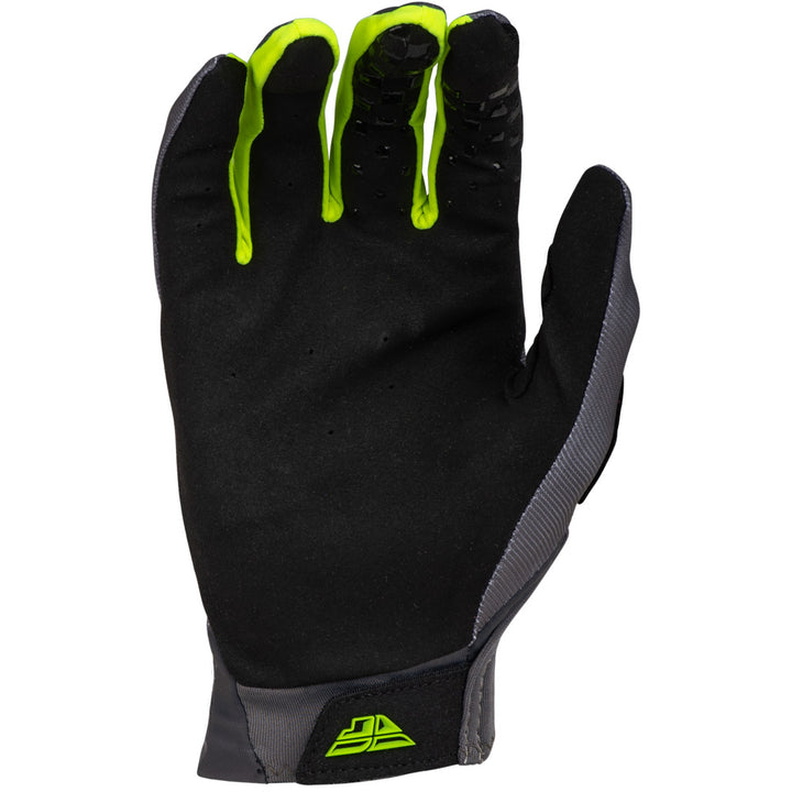 Fly Racing Pro Lite Gloves Charcoal/Hi-Vis - Palm View