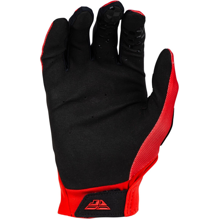Fly Racing Pro Lite Gloves Red/White - Palm View