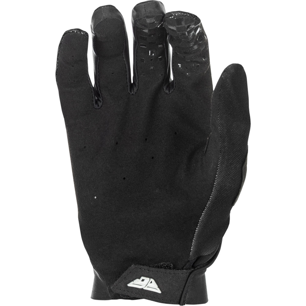Fly Racing Pro Lite Gloves Black/White - Palm View