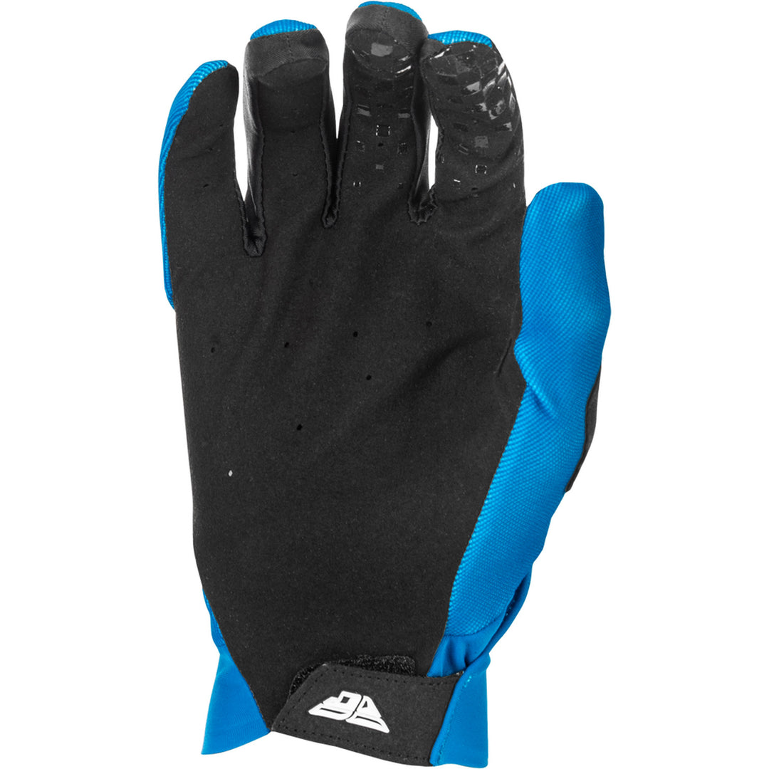 Fly Racing Pro Lite Gloves Blue/White - Palm View