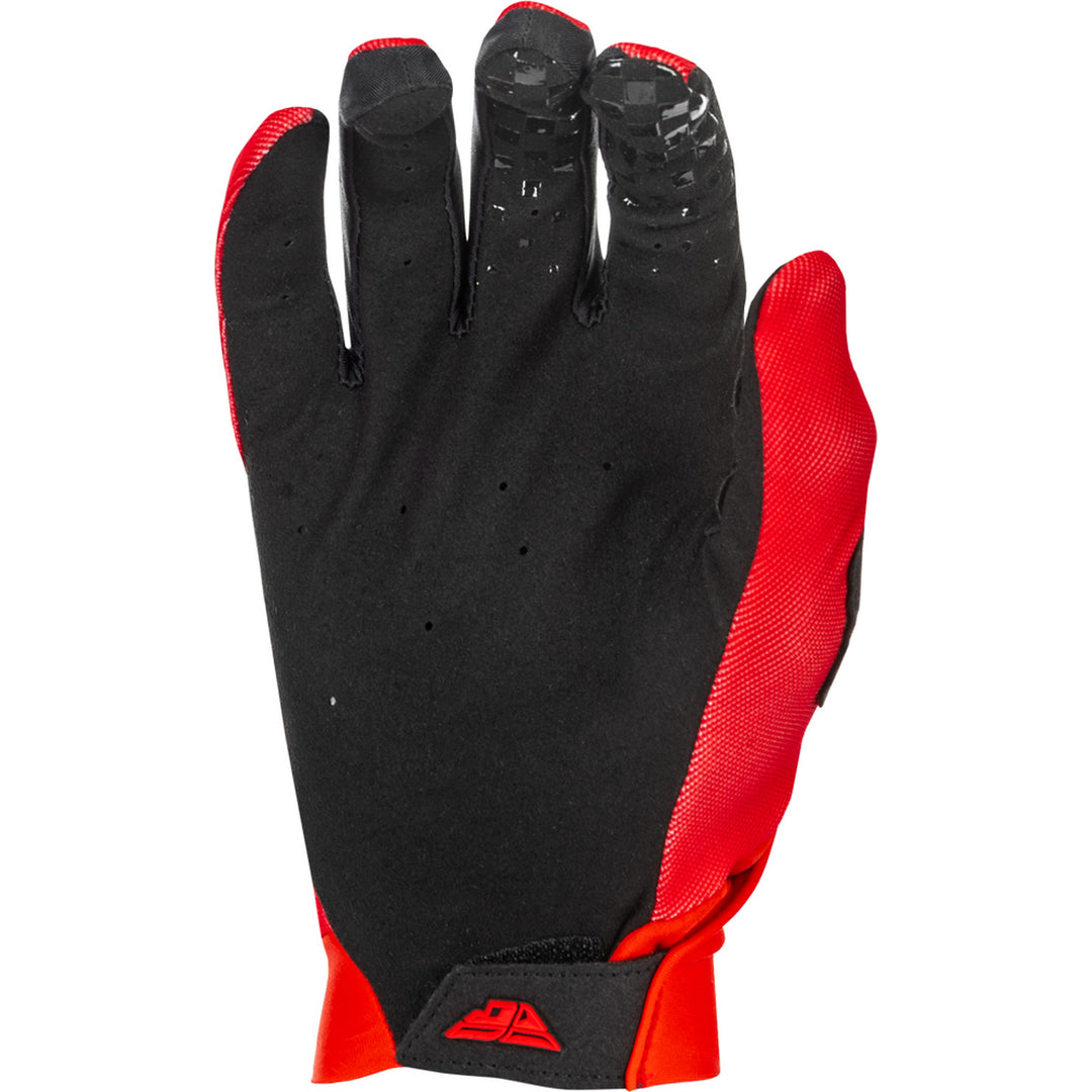 Fly Racing Pro Lite Gloves Red/White - Palm View