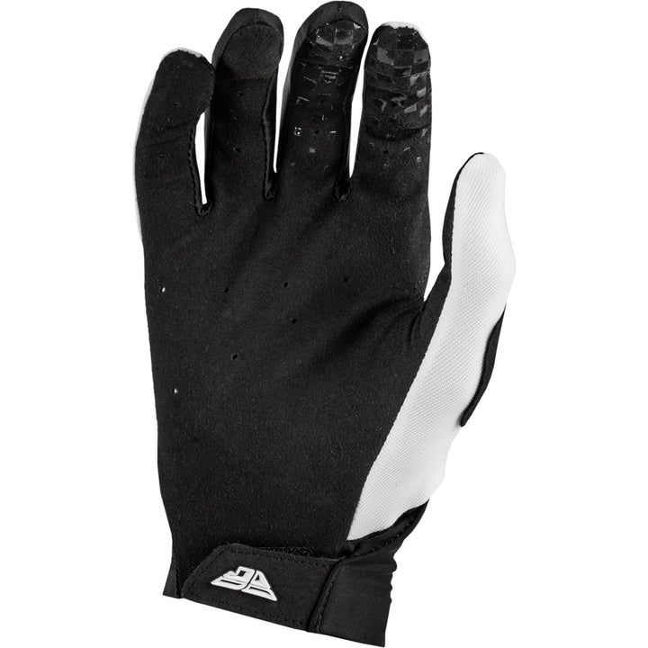 Fly Racing Pro Lite Gloves White/Black - Palm View