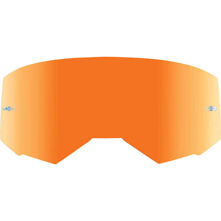 Fly Racing Replacement Lens - 2019+ Zone/Zone Pro/Focus Orange Mirror Smoke - Front View