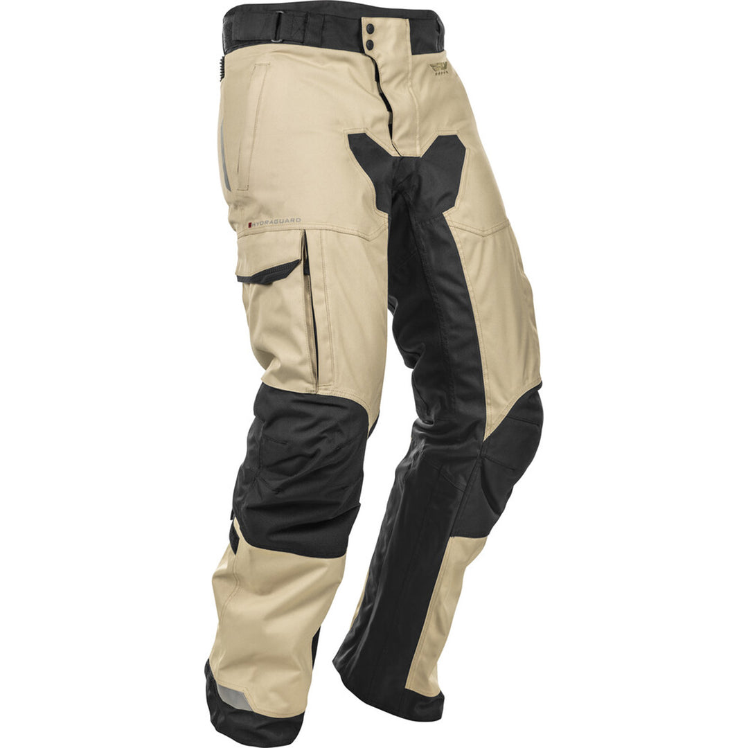 Fly Racing Terra Trek Pants Sand - Front Right Side View