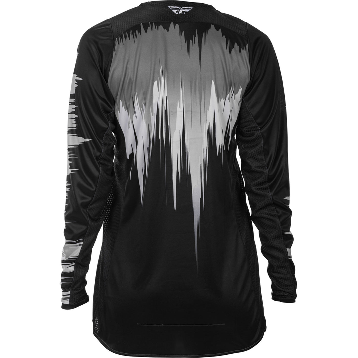 Fly Racing Women's Lite Jersey Black/Grey/White - Rear View