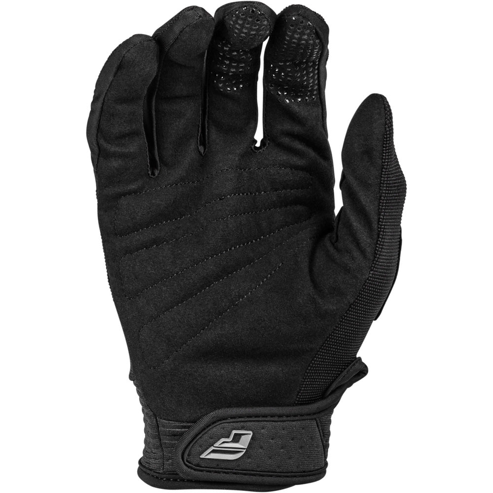 Fly Racing Youth F-16 Gloves Black/Charcoal - Palm View