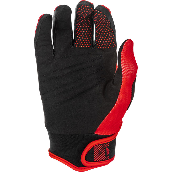 Fly Racing Youth F-16 Gloves Red/Black/White - Palm View