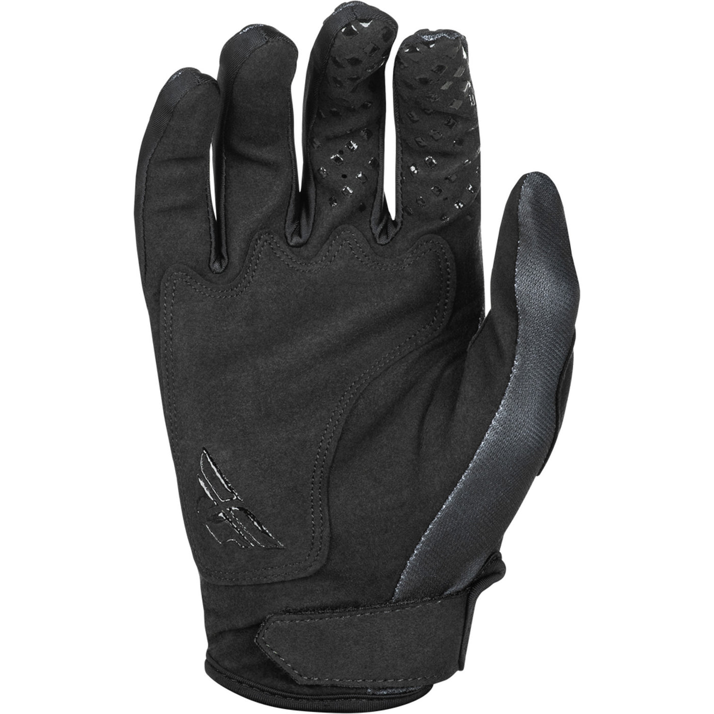 Fly Racing Youth Kinetic Center Gloves Black/Gold - Palm View