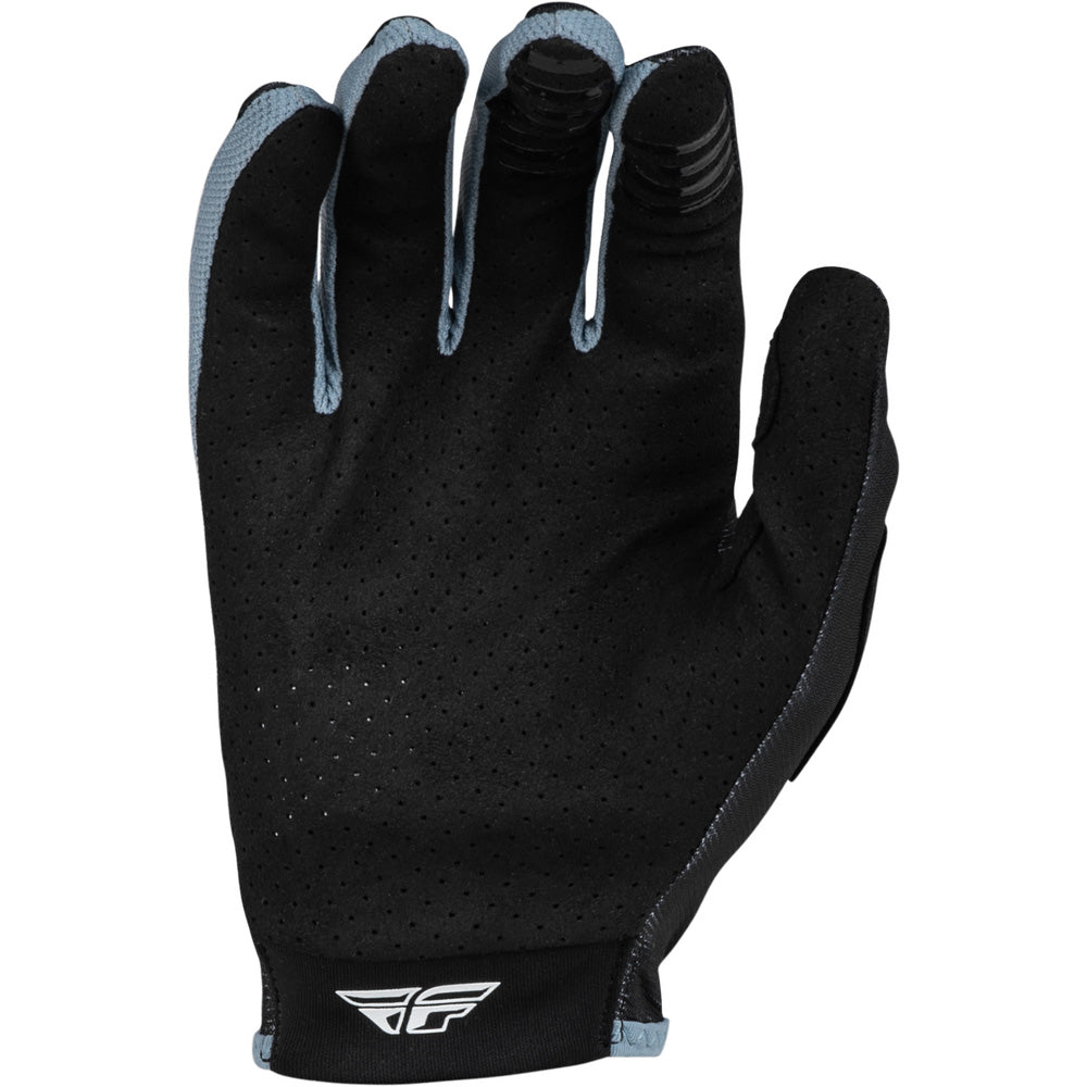 Fly Racing Youth Lite Gloves Black/White/Red - Palm View