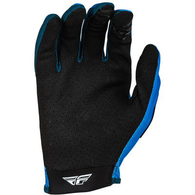 Fly Racing Youth Lite Gloves Blue/White - Palm View