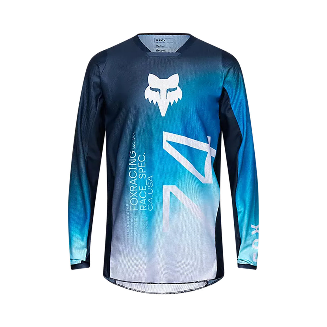 Fox Racing 180 Air Haze Jersey Midnight Blue - Front View