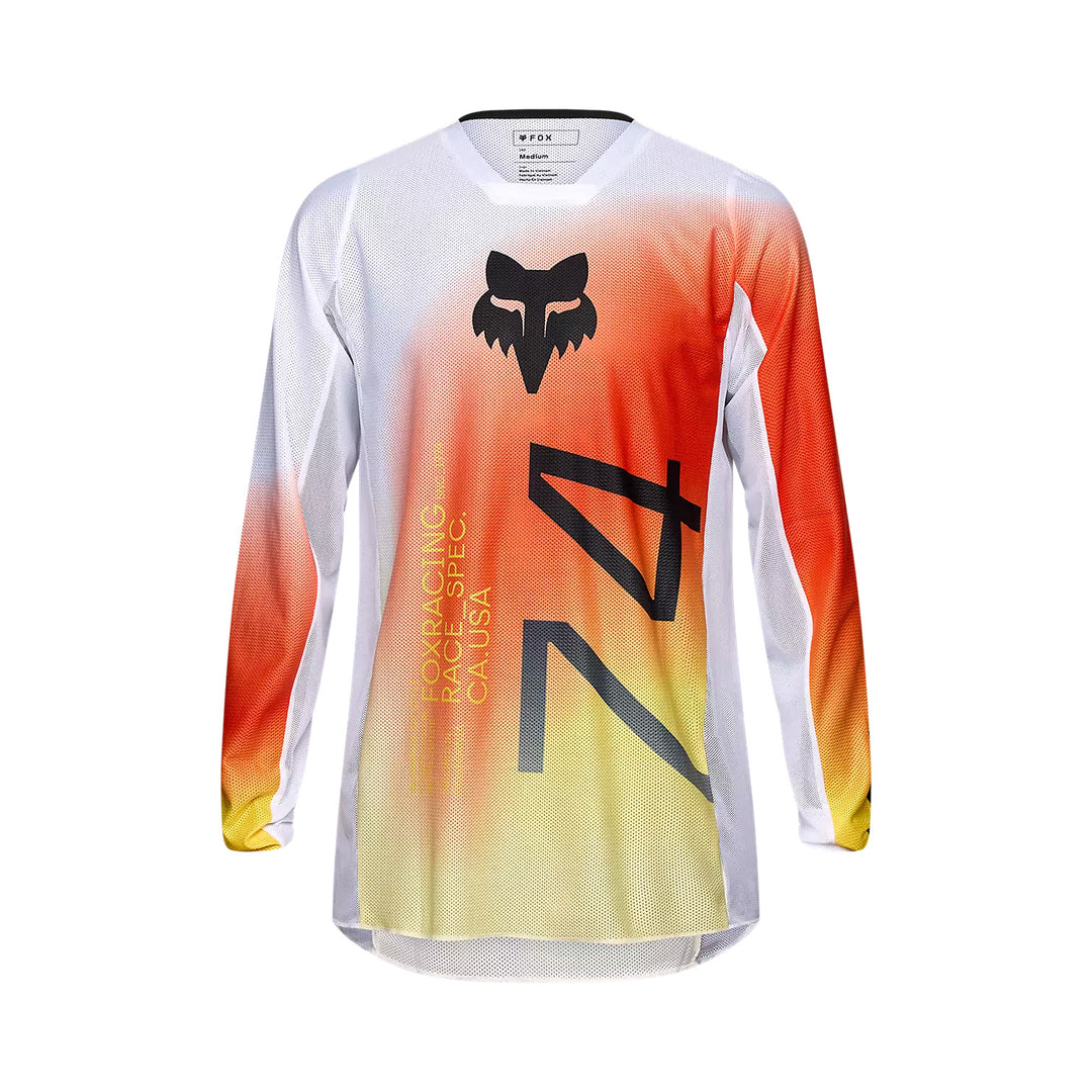 Fox Racing 180 Air Haze Jersey White - Front View