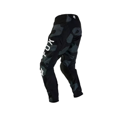 Fox Racing 180 Bnkr Pants Black Camouflage - Rear Side View