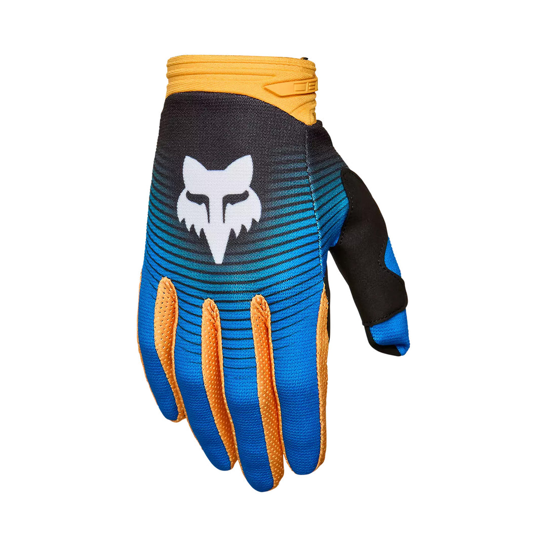 Fox Racing 180 Collect Gloves Blue - Back of Hand View