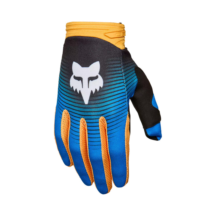 Fox Racing 180 Collect Gloves Blue - Back of Hand View
