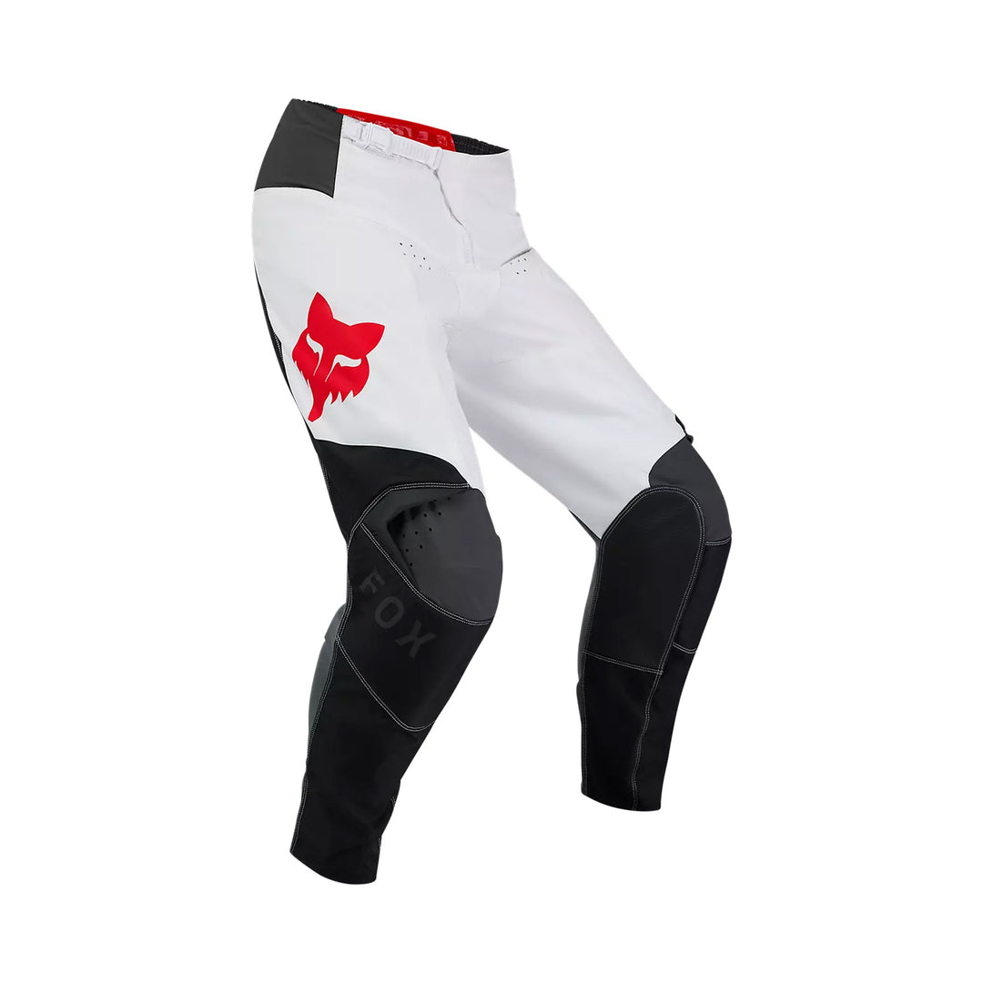 Fox Racing 180 Flow Pants White/Red - Front View