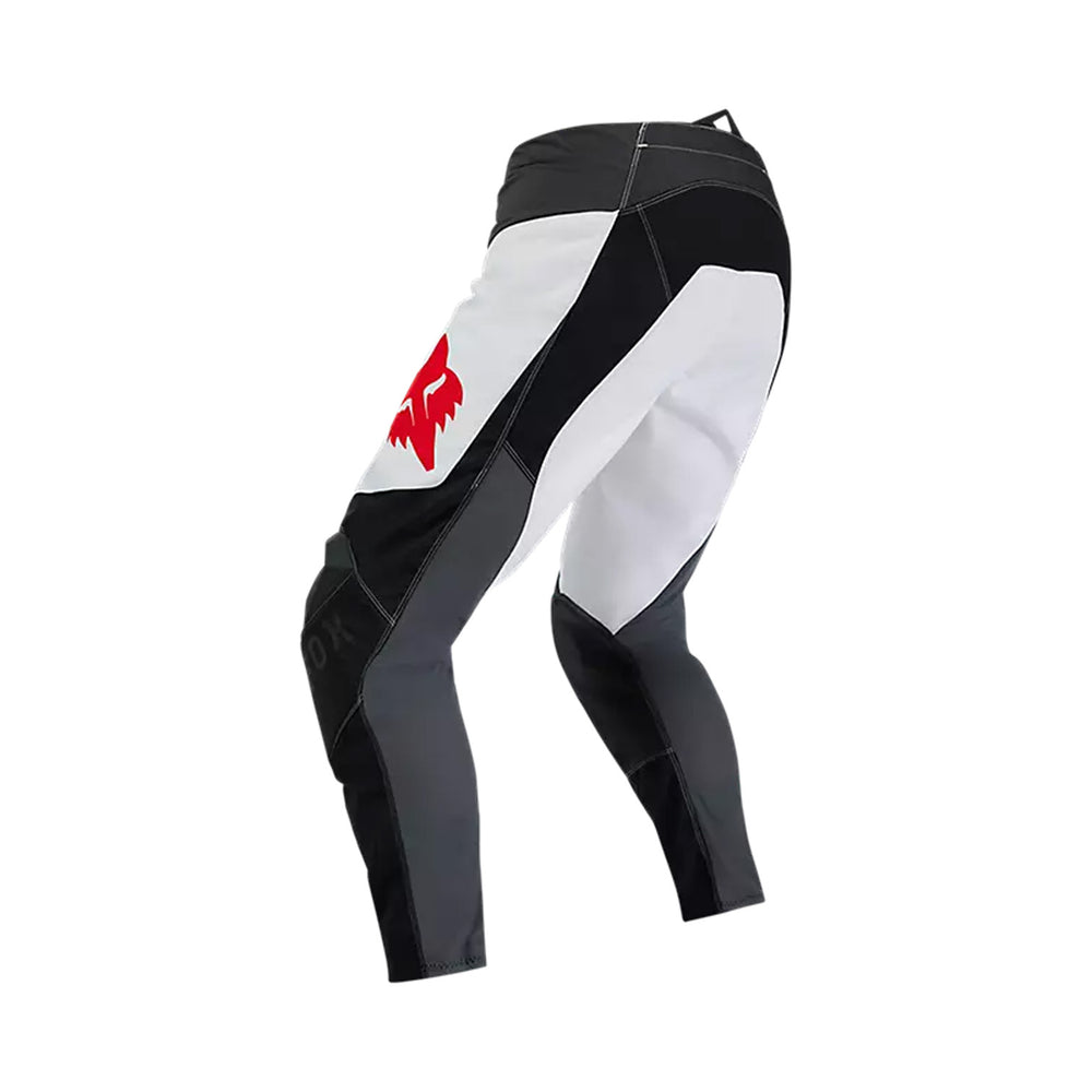 Fox Racing 180 Flow Pants White/Red - Rear View
