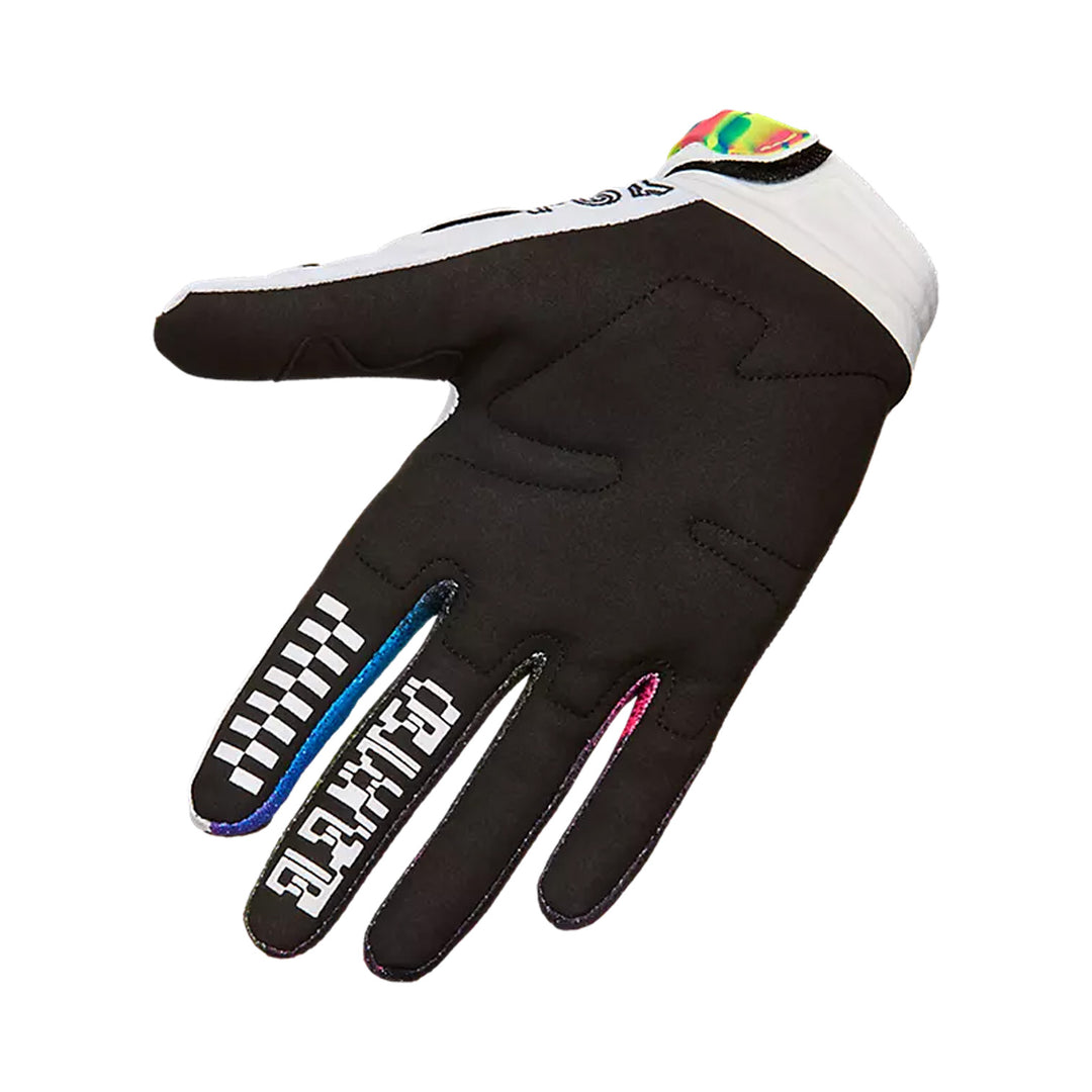 Fox Racing 180 Image Cosmo Gloves White/Black - Palm View