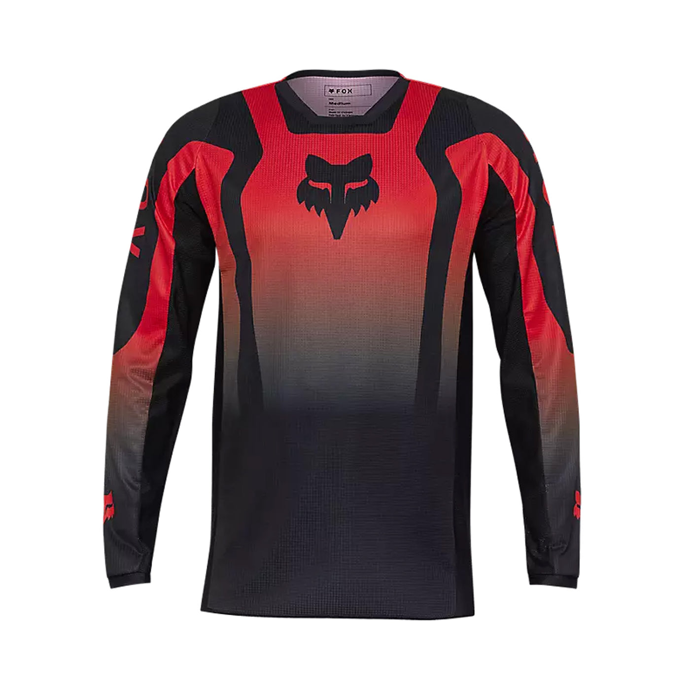 Fox Racing 180 Lean Jersey Fluorescent Red - Front View