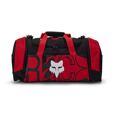 Fox Racing 180 Race Spec Duffle Gear Bag Fluorescent Red - Front View