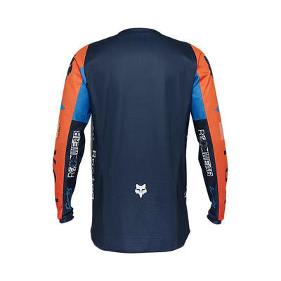 Fox Racing 180 Race Spec Jersey Midnight Blue - Rear View