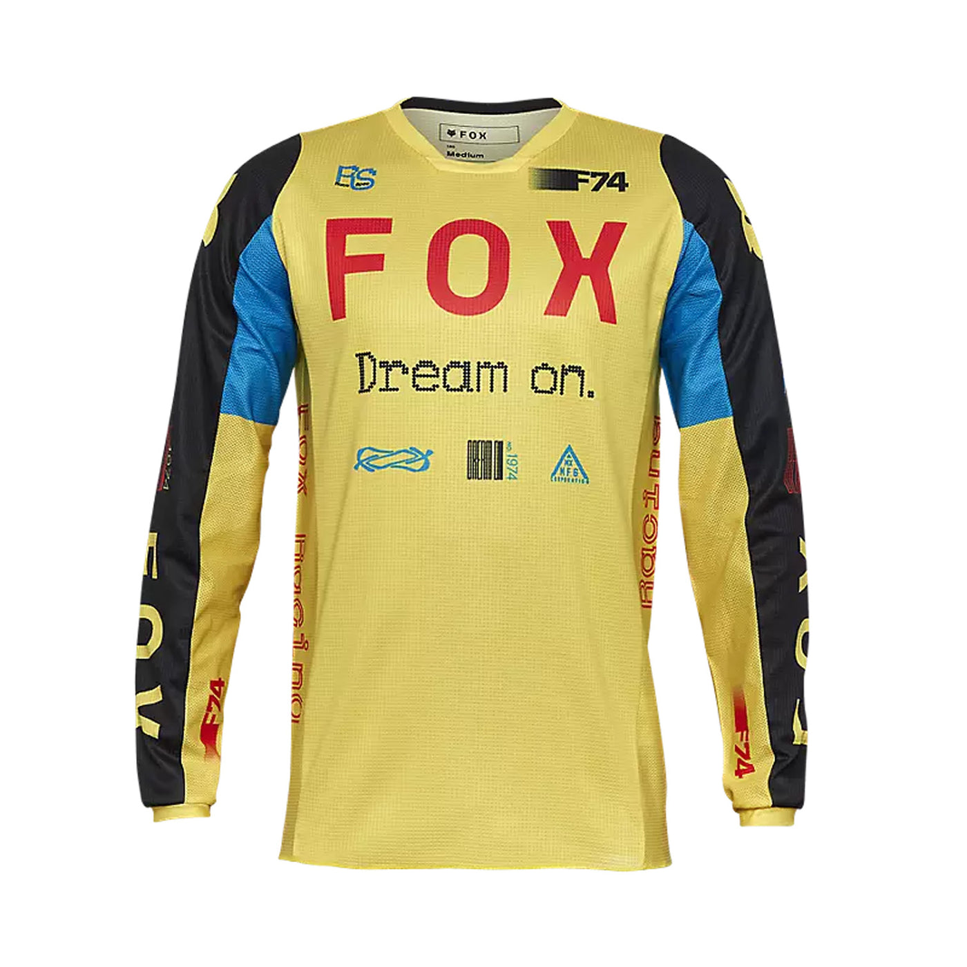 Fox Racing 180 Race Spec Jersey Pale Yellow - Front View