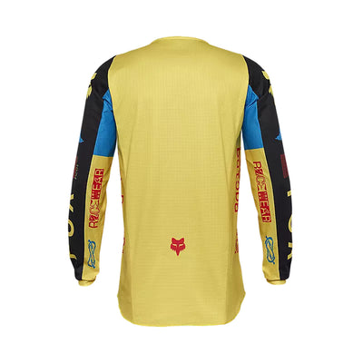 Fox Racing 180 Race Spec Jersey Pale Yellow - Rear View