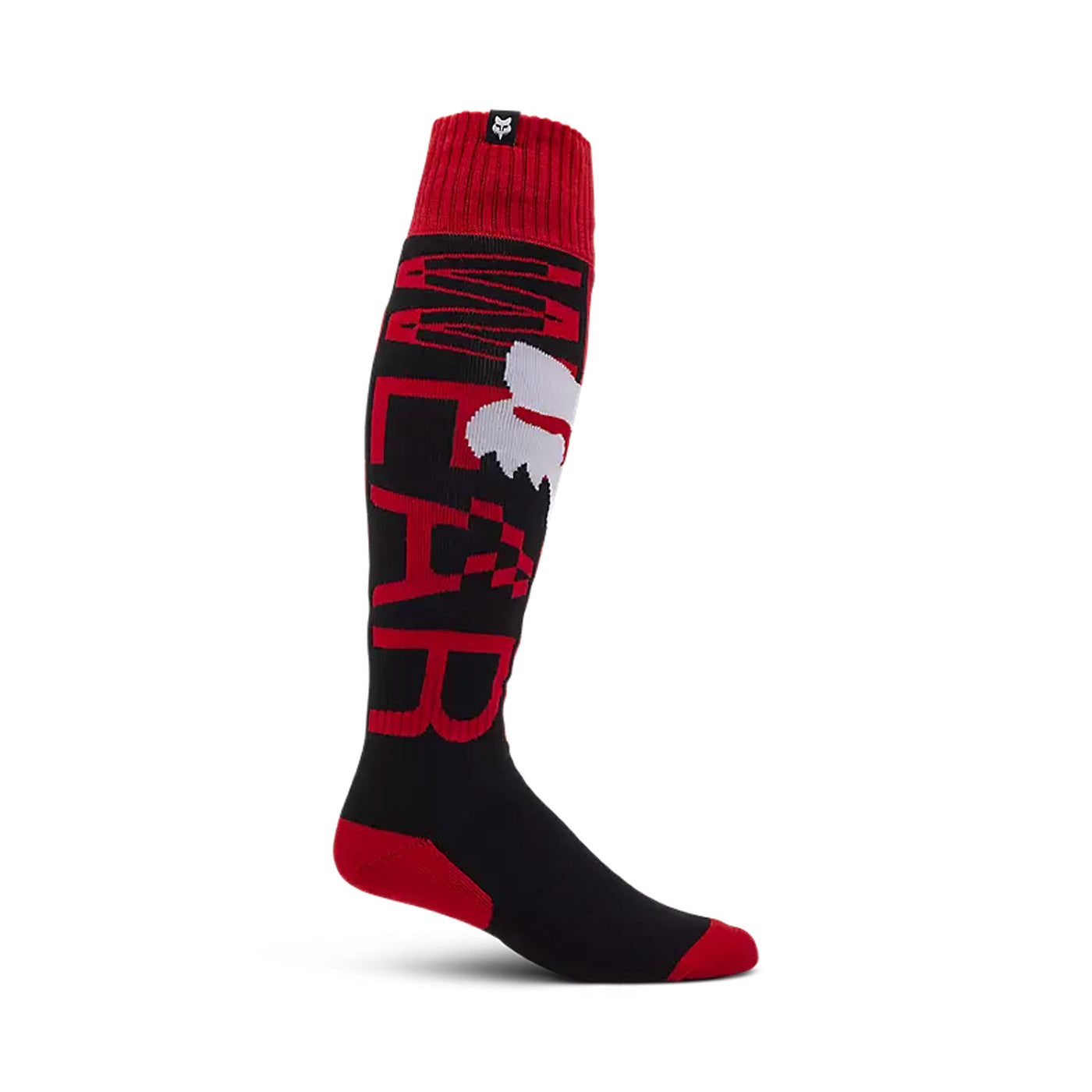 Fox Racing 180 Race Spec Socks Fluorescent Red - Side View