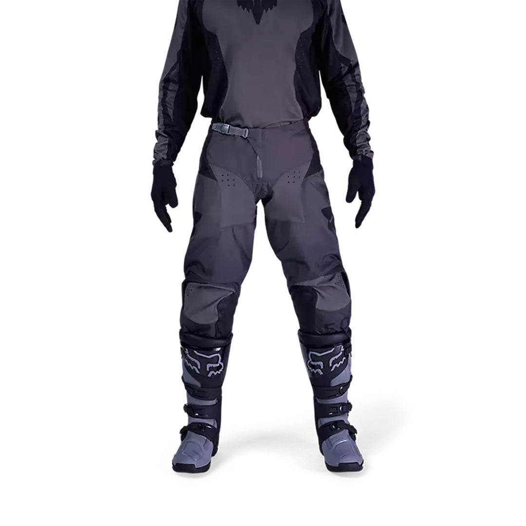 Fox Racing 180 Shield Pant Black - Front View of Model Posing in Pants