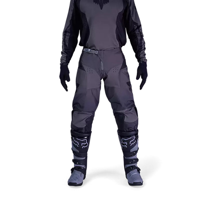 Fox Racing 180 Shield Pant Black - Front View of Model Posing in Pants